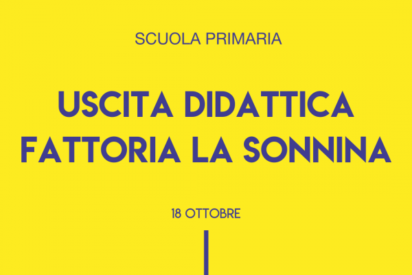 Uscita Didattica 1 Primaria Fattoria La Sonnina 600x400