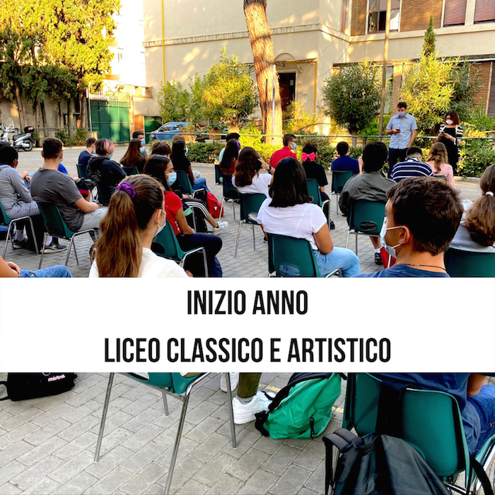 Inizio anno Liceo Classico e Artistico