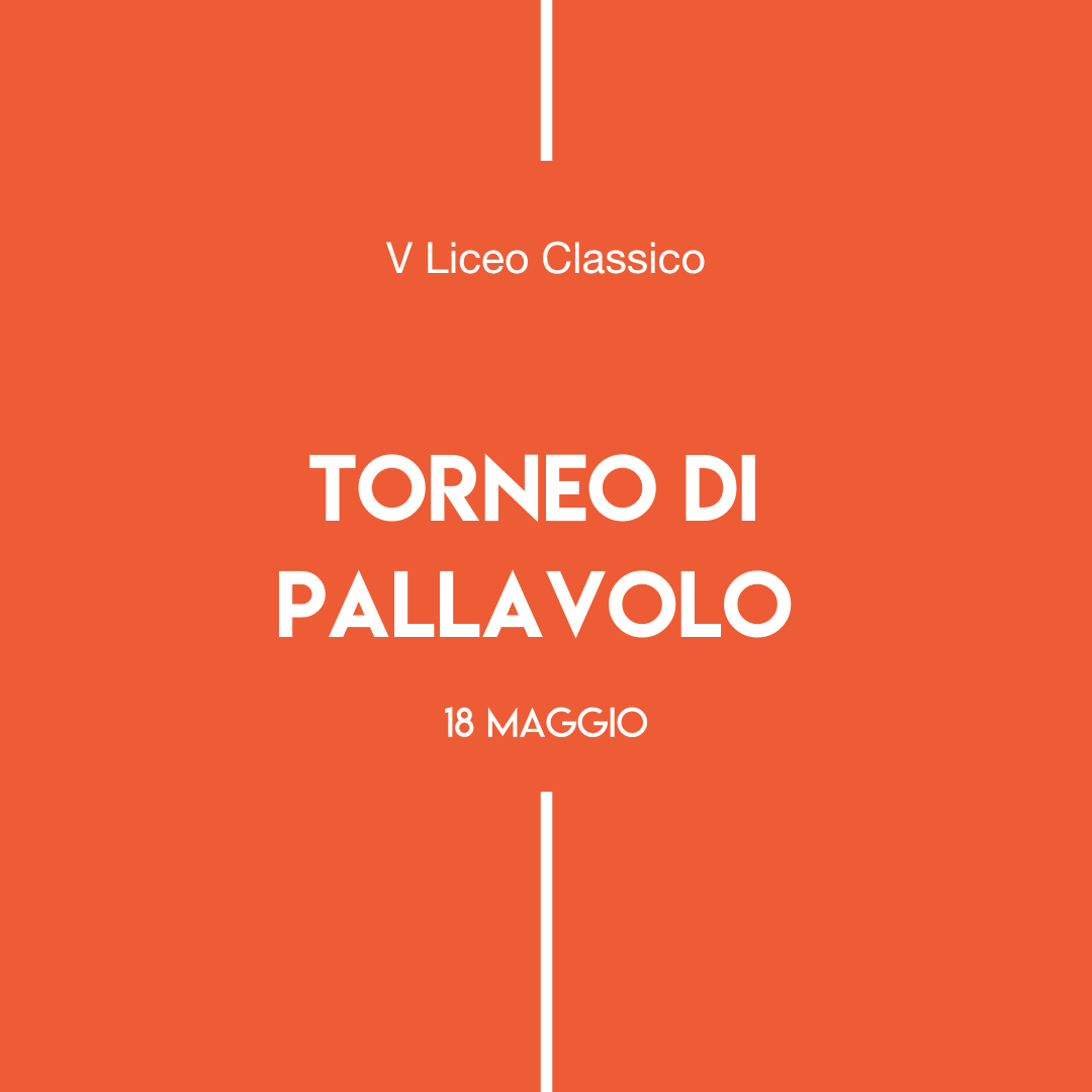Torneo di pallavolo 18 maggio 2023