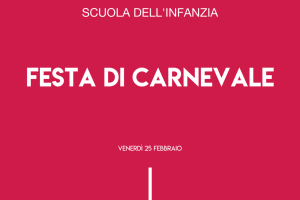Festa Carnevale Infanzia 600x400