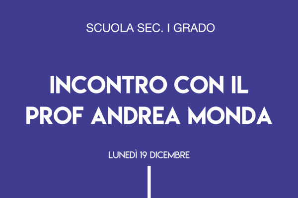 Incontro Con Il Professor Andrea Monda 600x400
