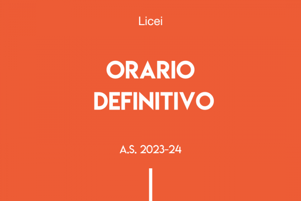 Orario Def Licei 600x400