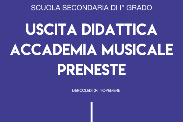 Uscita Didattica Accademia Musicale Preneste 600x400